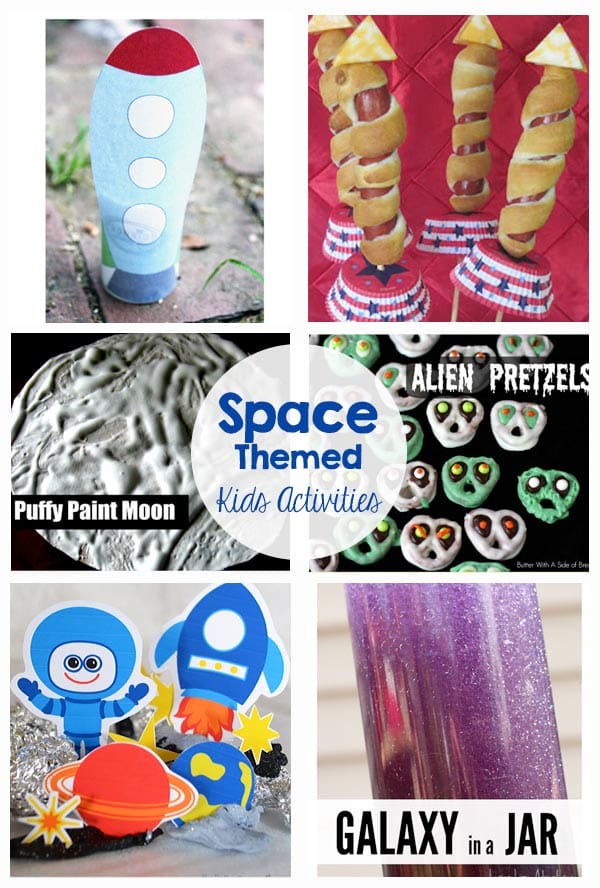 Space Activities - Printables, games, recipes, and more! These are perfect for a lazy summer day!