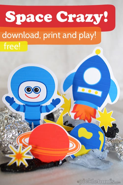 Space Themed Kids Activities - Printables, games, recipes, and more! These are perfect for a lazy summer day!