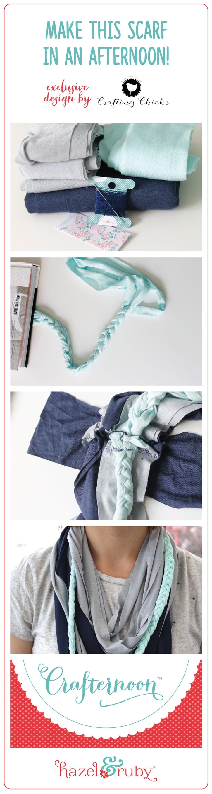 Jersey Knit Scarf Crafternoon Kit