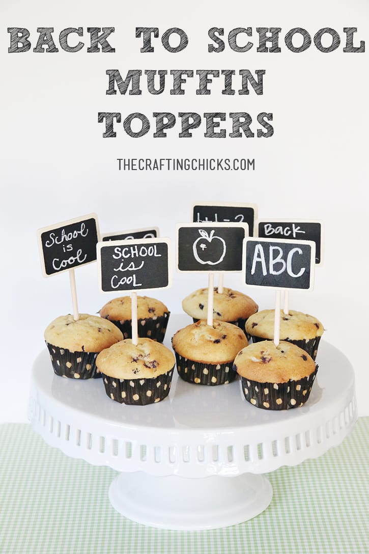 back to school muffins toppers