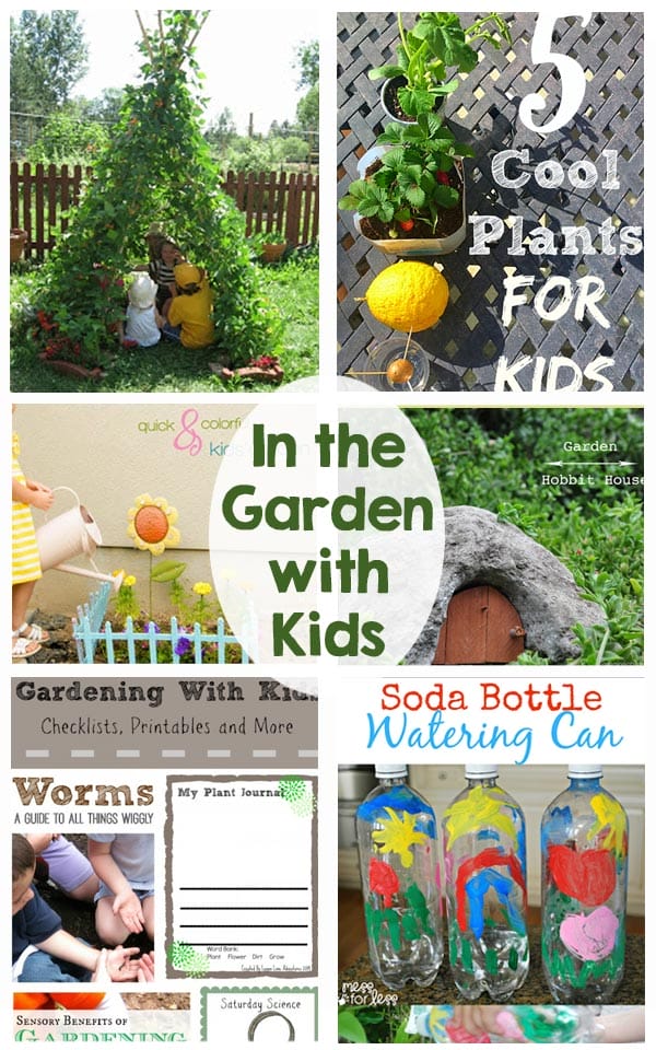 In the Garden with Kids - Activities and Printables - So many ideas!  Perfect for keeping the kids busy this summer!