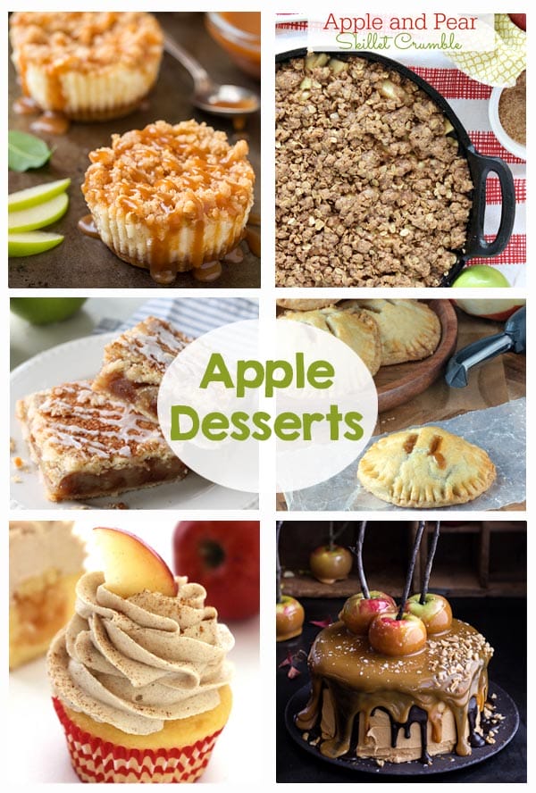 Favorite Apple Desserts - I love so many of these recipes! These are perfect for fall!