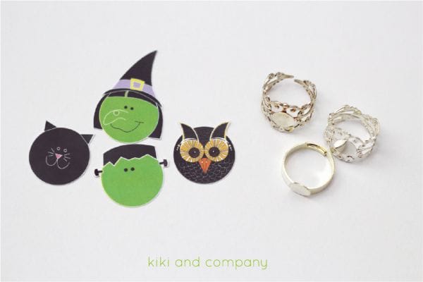 Halloween Rings from kiki and company. So easy and cute!