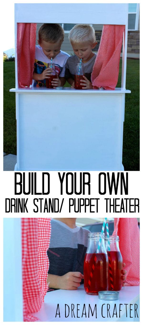 Build your own drink stand with this easy to follow tutorial! 