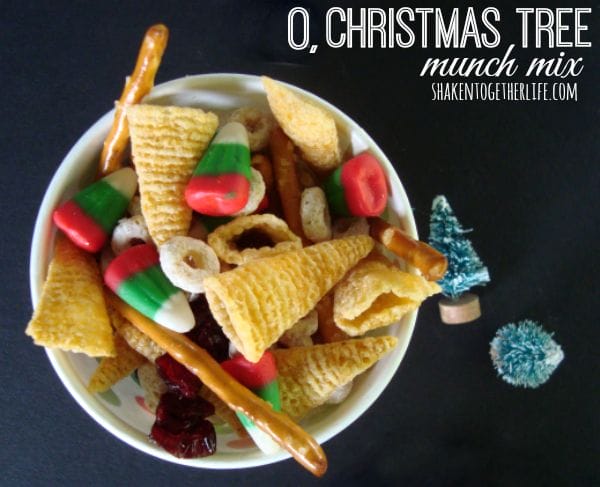O Christmas Tree Munch Mix from Shaken Together