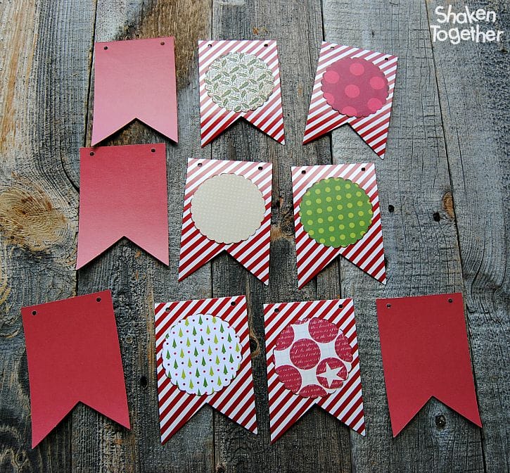 Deck the halls with boughs of holly and this simple, modern Fa La La Paper Banner!