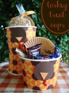 Turkey Treat Cups from Shaken Together