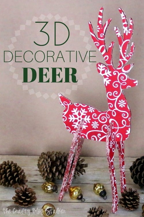 3D Decorative Deer