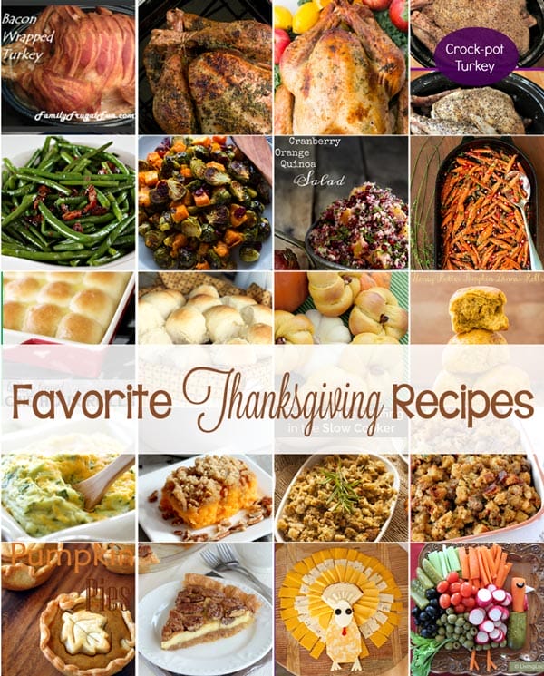 Favorite Thanksgiving Recipes - The Crafting Chicks