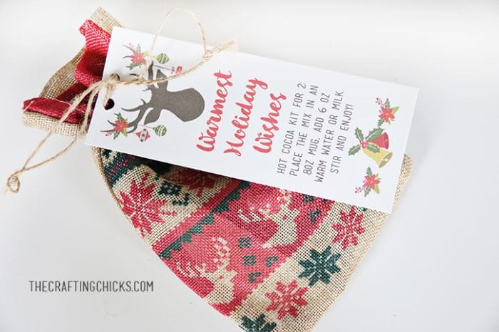 Hot Cocoa Kit Gift & Free Printable Tag