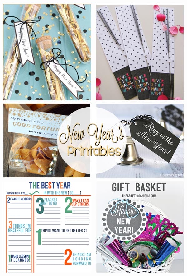 New Year’s Eve Printables