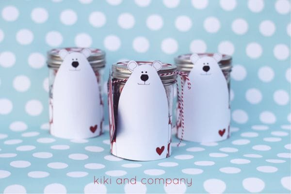 Polar Bear Jar and Tags. Cute!