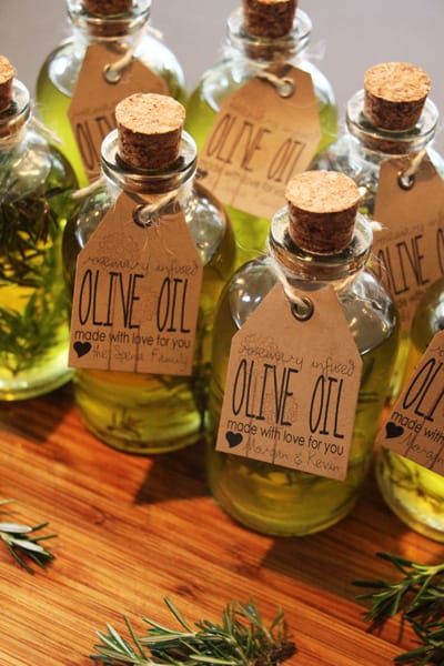 Rosemary infused olive oil