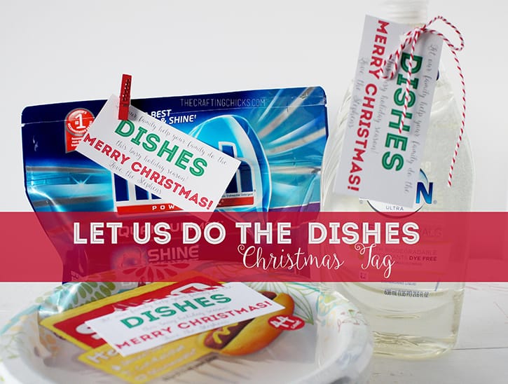 let us do the dishes gift tag