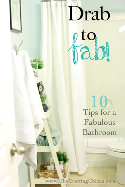 Take a bathroom from drab to fab