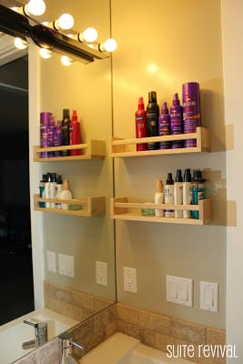 Bathroom Organization - Storage ideas, diy shelves, shower organization, medicine cabinets... love these ideas!