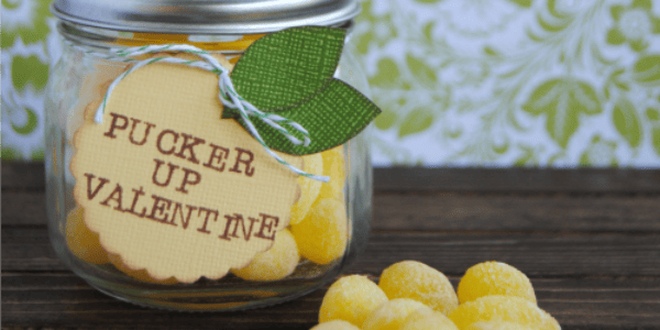 Valentine Lemon Drop Mason Jar Gift at Shaken Together