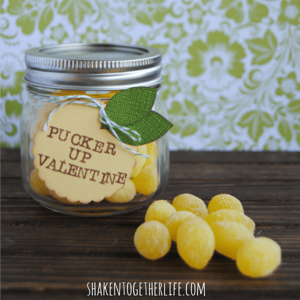 Valentine Lemon Drop Mason Jar Gift at Shaken Together