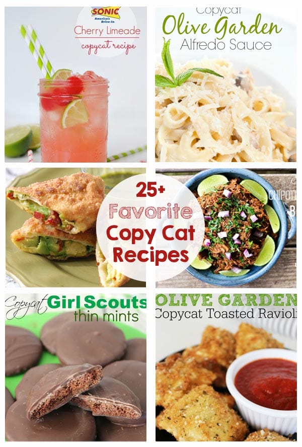 Favorite Copy Cat Recipes