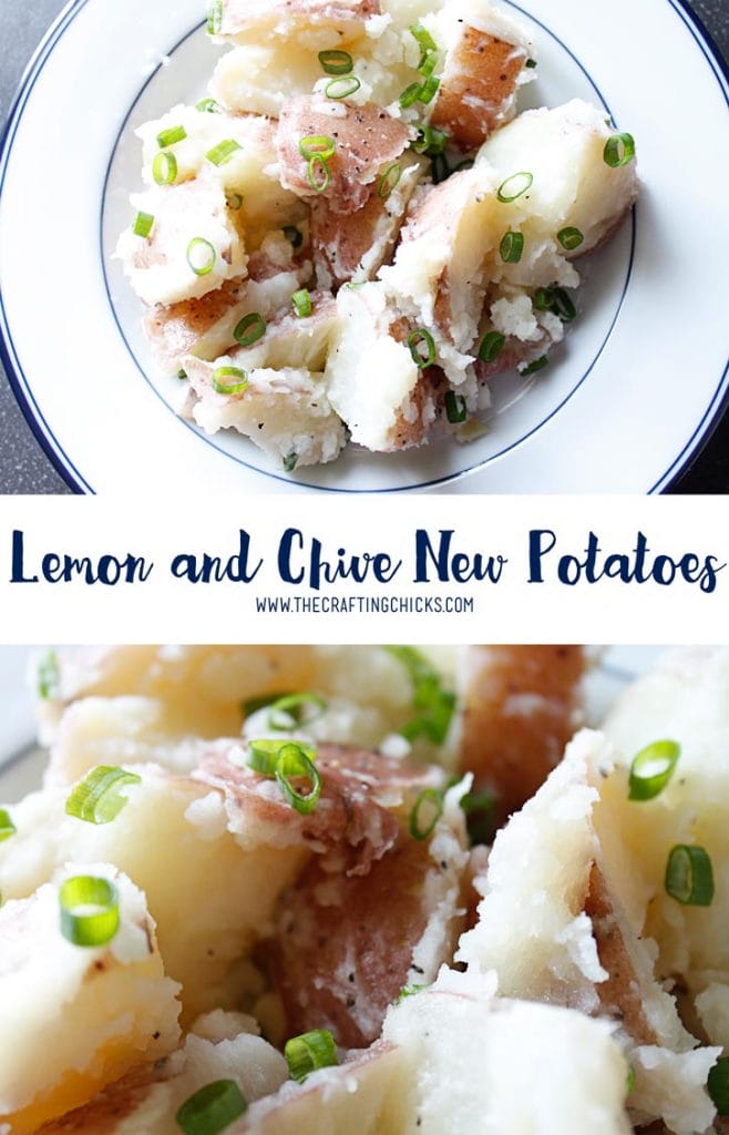 Lemon and Chive New Potatoes a yummy side dish