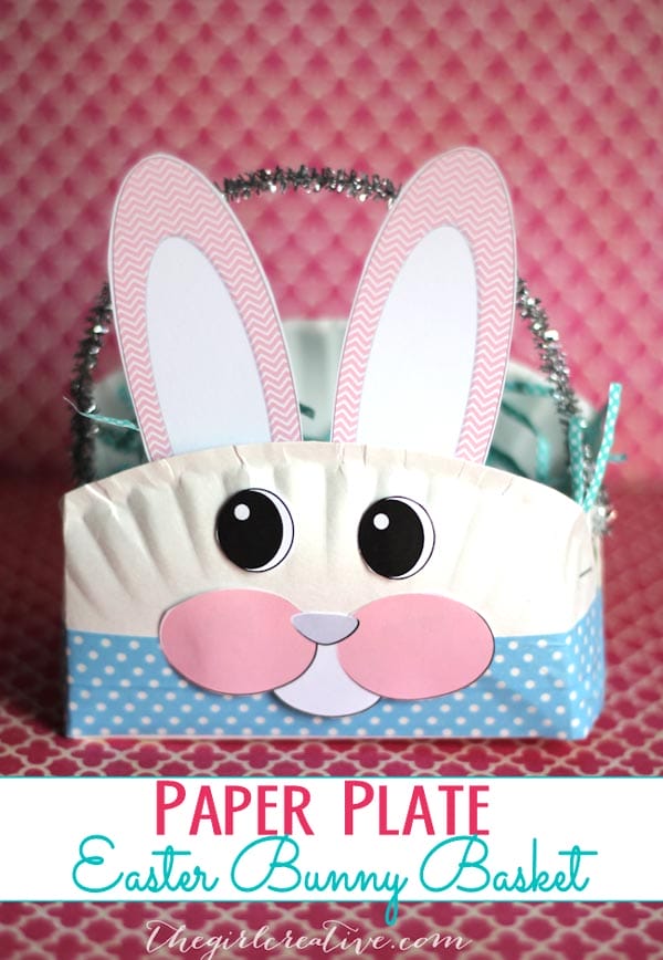 Paper Plate Easter Basket