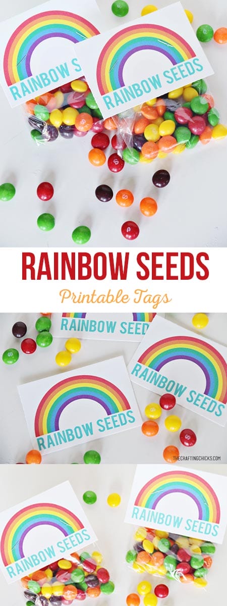 Rainbow Seeds Printable Tags