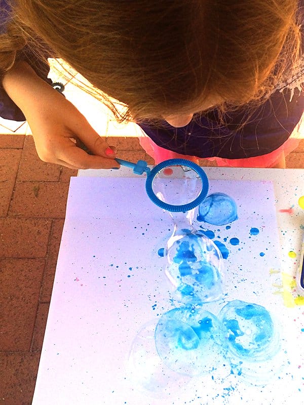 Bubble Blower Painting