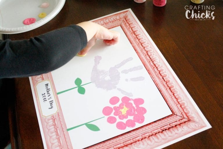 Mother’s Day Handprint Flowers 2016