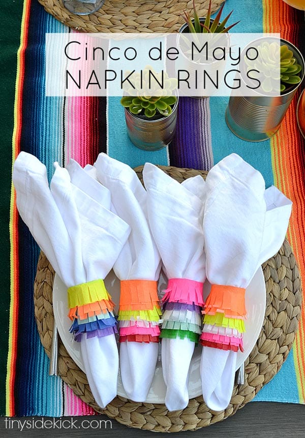 DIY Cinco de Mayo Napkin Rings