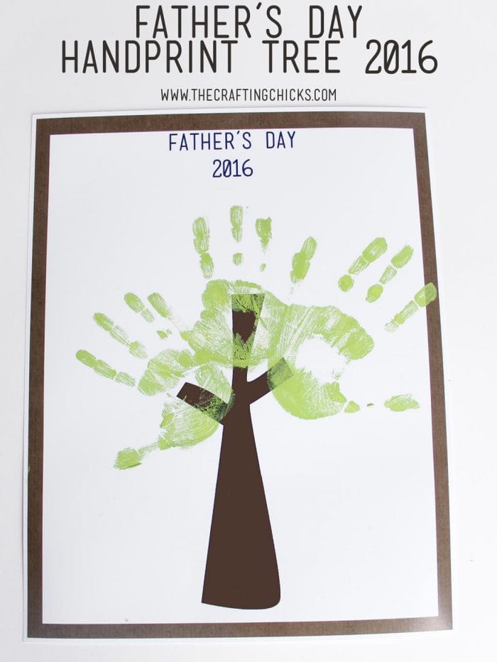 Father's Day Handprint Tree 2016
