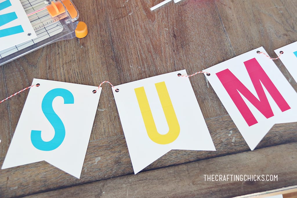 Show Summer how excited you are that it's here with this Welcome Summer Banner. Perfect for those last day of school celebrations.
