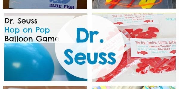 Dr. Seuss - Printables, Games, Crafts, Activities, Treats - Everything your kids need for a summer week of Dr. Seuss fun!