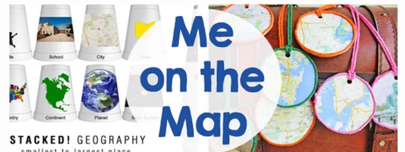 Me on the Map - Activities, games, crafts, printables - These activities will keep the kids busy this summer!