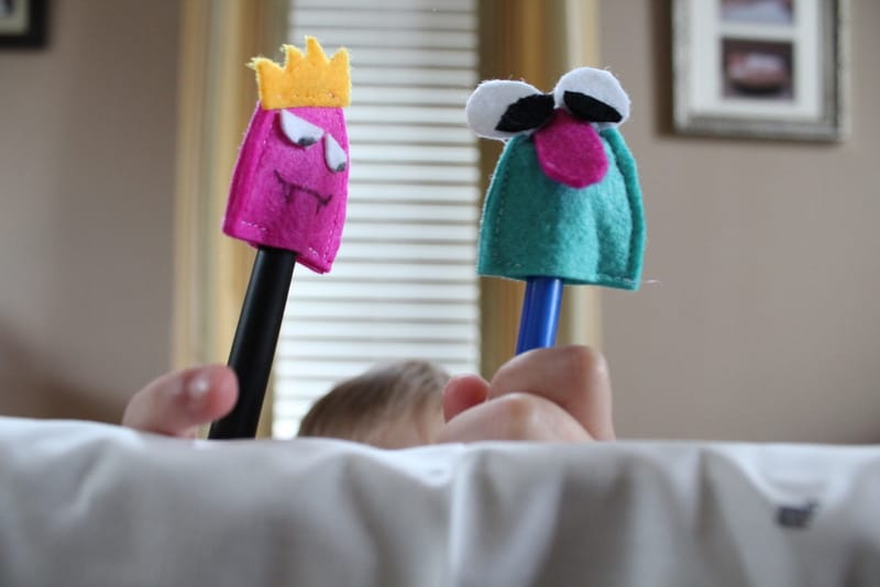 Pencil Topper Puppets