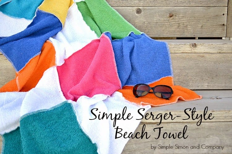Serger Style Beach Towel