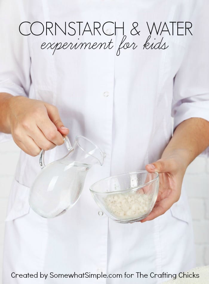 Cornstarch and Water Experiment for Kids
