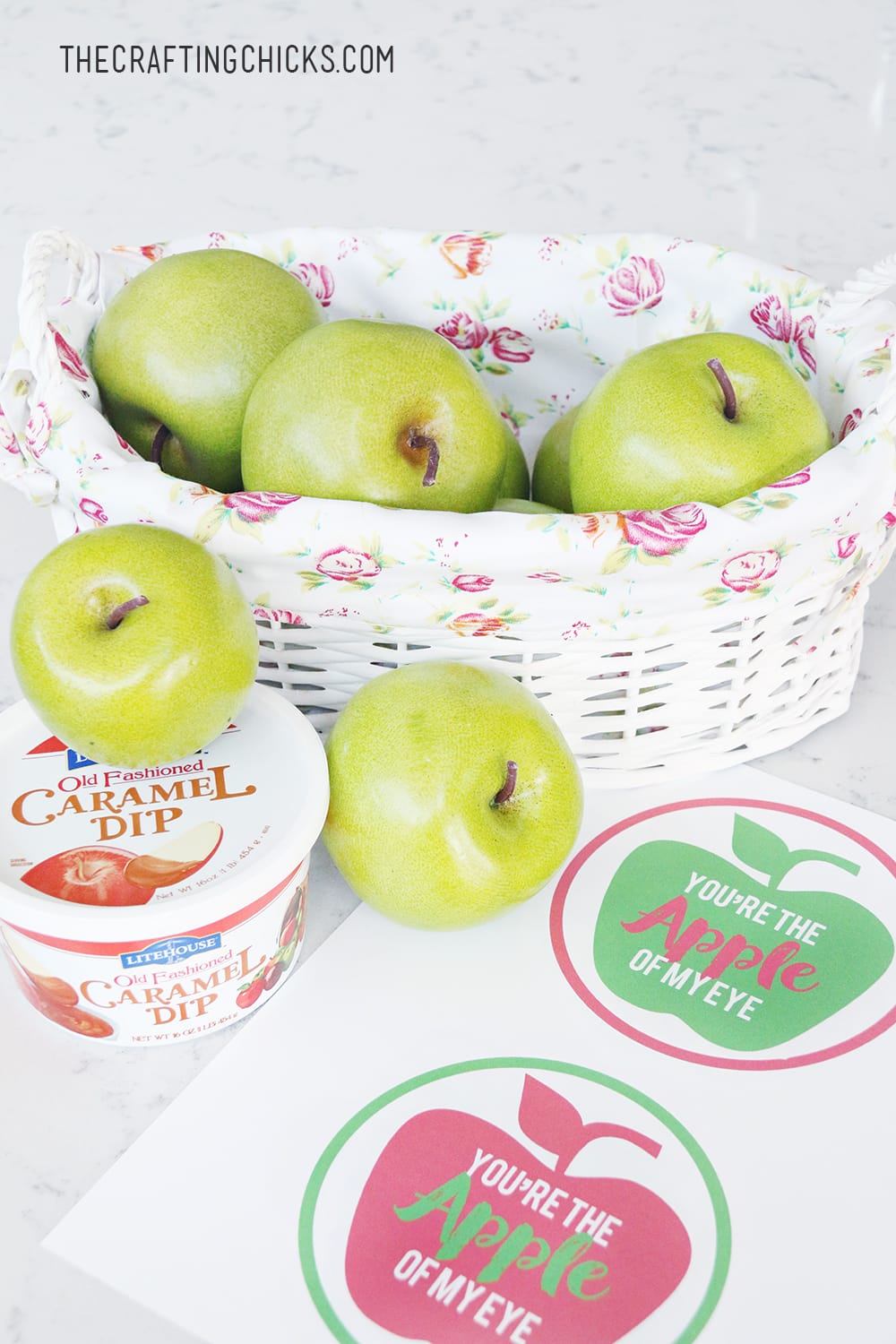 Apple Gift Idea and Free Printable Tag