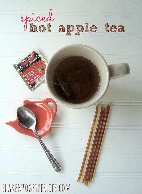 Spiced Hot Apple Tea at Shaken Together