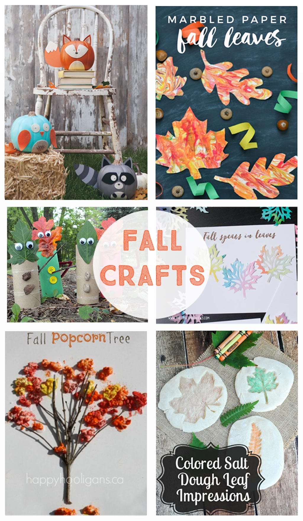 Fall Crafts for Kids - Crafts for preschool, class parties and family activities
