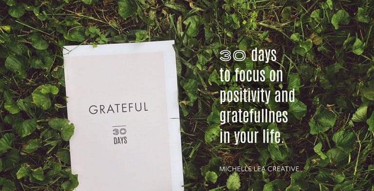 Grateful Journal: 30 days of positivity and gratefulness