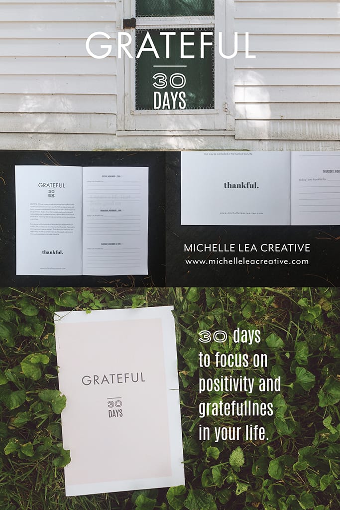 Grateful Journal: Michelle Lea Creative