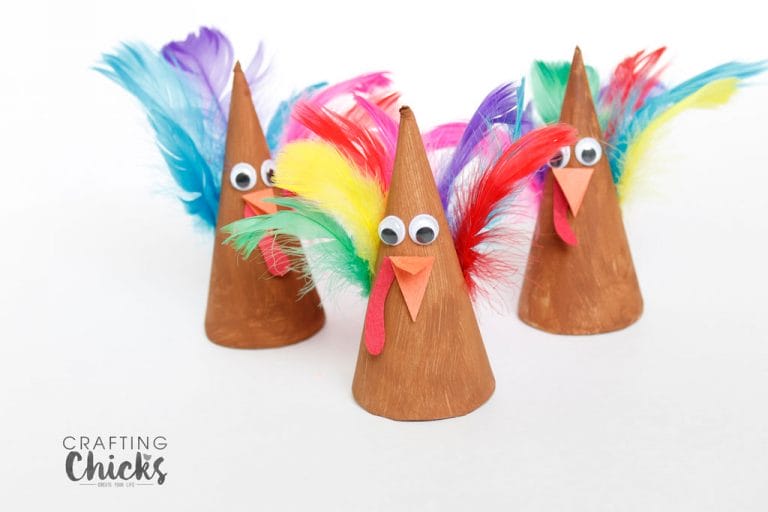 Turkey Cone Kids Craft Idea