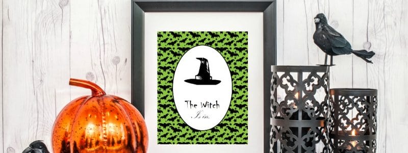 Green Witch Printable