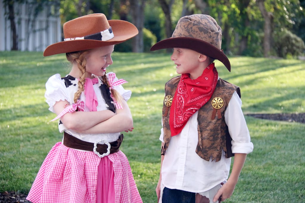 Girl 2024 cowboy outfit