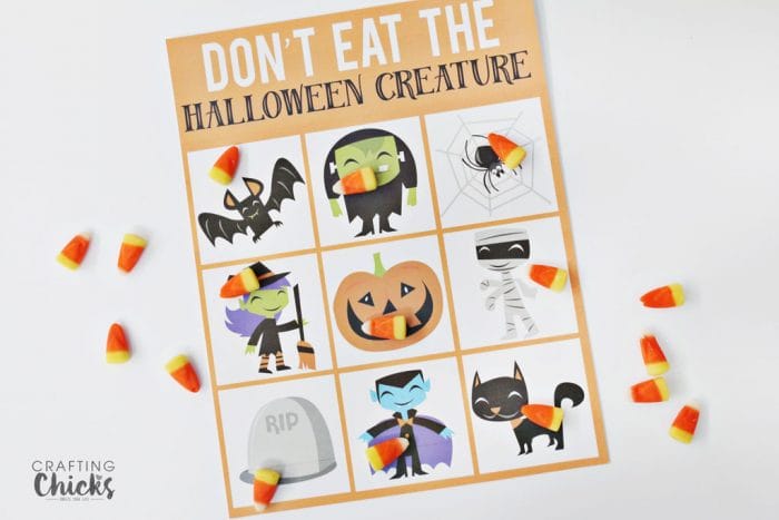 Halloween Don't eat Pete game