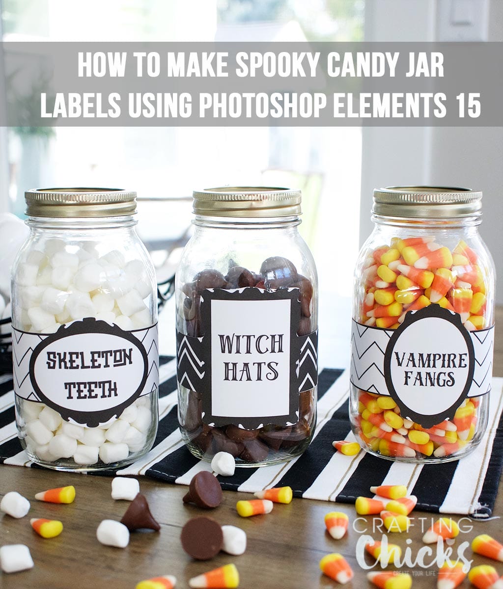 Creating Spooky Halloween Candy Labels in Photoshop Elements 15
