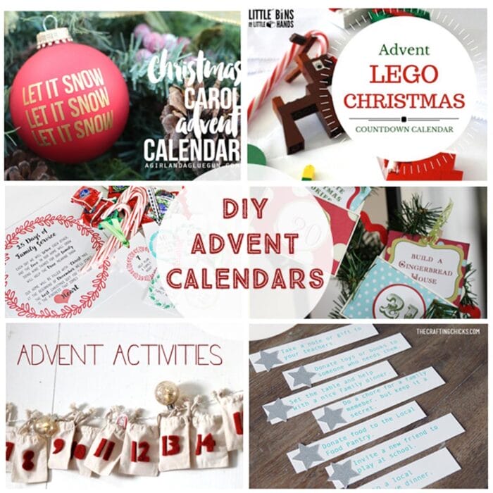 DIY Christmas Advents - The Crafting Chicks