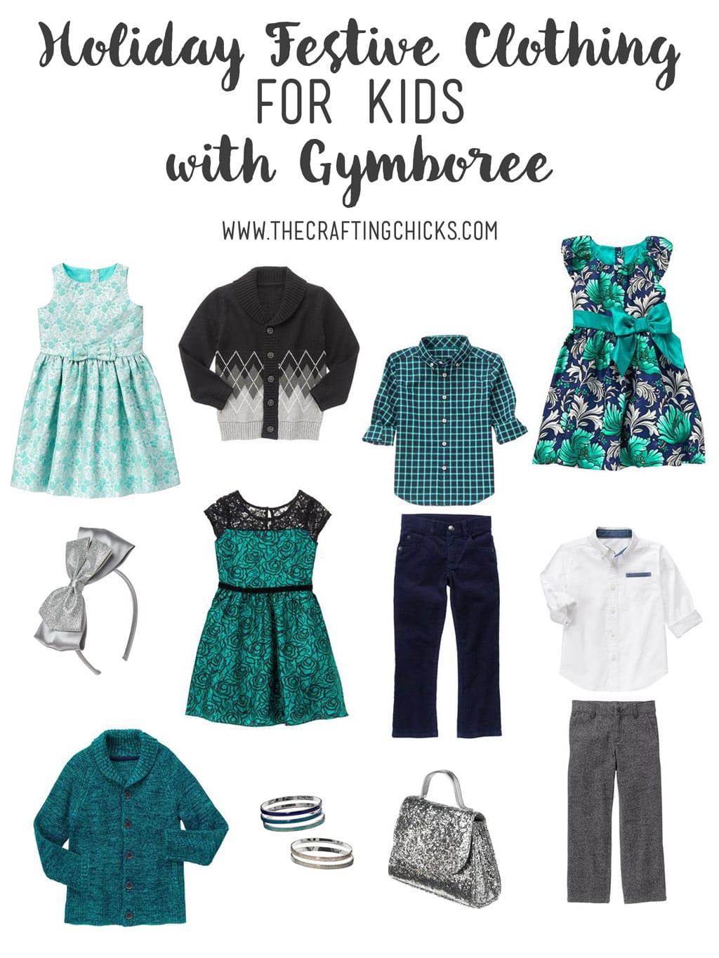 Holiday Festive Clothing for kids with Gymboree. This clothing guide will help you pick the perfect outfits for your kids 