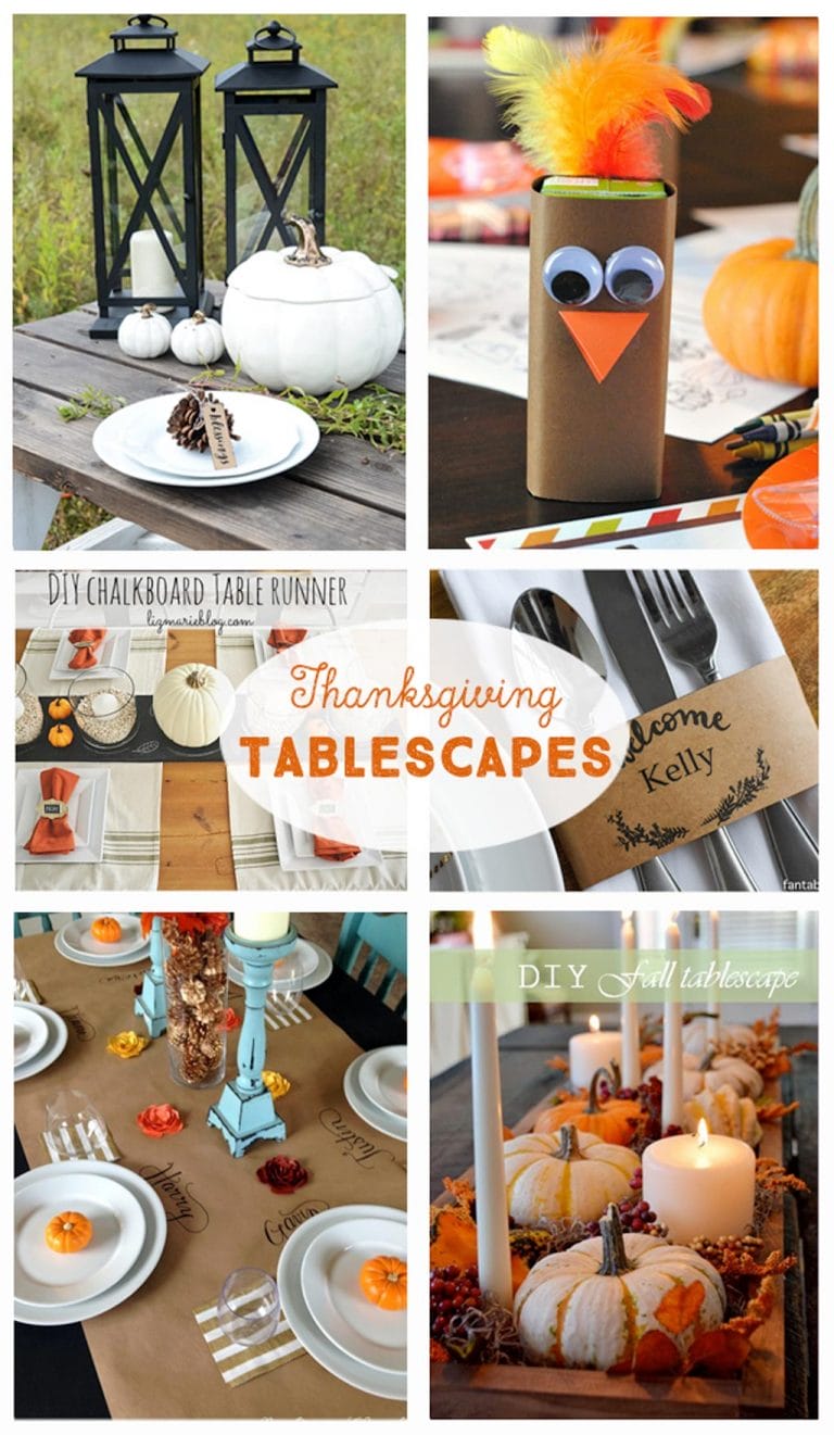 DIY Thanksgiving Tablescapes