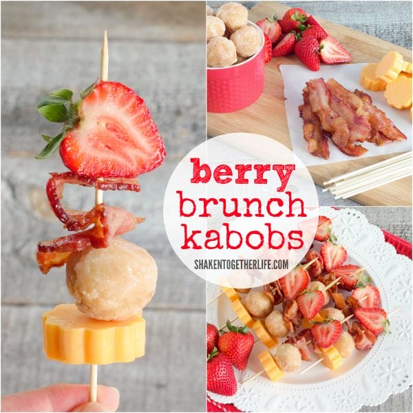 Berry Brunch Kabobs are a delicious sweet and salty breakfast or brunch recipe!